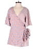 Talula 100% Cotton Checkered-gingham Pink Romper Size S - photo 1