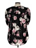 Torrid 100% Polyester Black 3/4 Sleeve Blouse Size Lg Plus (0) - photo 2