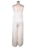 Assorted Brands 100% Viscose Solid Ivory Jumpsuit Size XS (estimated) - photo 2