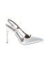 Express White Heels Size 9 - photo 1