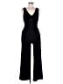 Crystal Sky Solid Black Jumpsuit Size M - photo 1