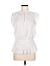 Current Air 100% Polyester White Sleeveless Blouse Size M - photo 1