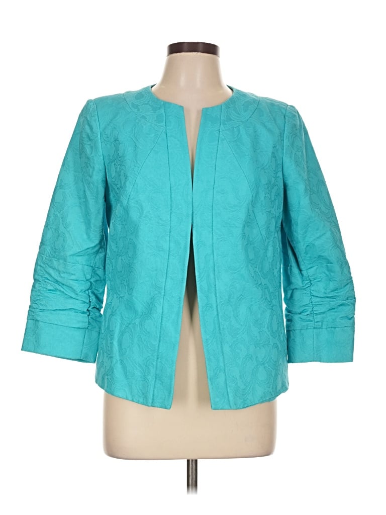 Pre-owned Coldwater Creek Blazer Jacket In Teal