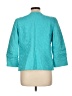 Coldwater Creek 100% Cotton Teal Blazer Size 10 - photo 2
