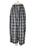 Baci Plaid Black Casual Pants Size S - photo 1