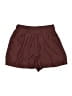 Express 100% Polyester Solid Burgundy Shorts Size S - photo 1