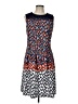 Phase Seven Print Blue Casual Dress Size 12 - photo 1