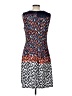 Phase Seven Print Blue Casual Dress Size 12 - photo 2