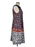 Phase Seven Print Blue Casual Dress Size 12 - photo 4