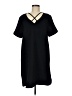 Jodifl 100% Polyester Solid Black Casual Dress Size M - photo 1