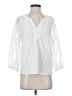 Drew 100% Polyester White 3/4 Sleeve Blouse Size S - photo 1