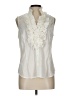 Spense 100% Polyester Ivory Sleeveless Blouse Size L - photo 1