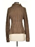 ACORN Houndstooth Brown Turtleneck Sweater Size S - photo 1