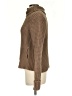 ACORN Houndstooth Brown Turtleneck Sweater Size S - photo 5