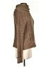 ACORN Houndstooth Brown Turtleneck Sweater Size S - photo 4