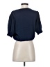 Summersalt 100% Polyester Blue Short Sleeve Blouse Size XS - photo 2