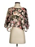 Millau 100% Polyester Brown 3/4 Sleeve Blouse Size S - photo 1
