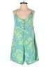 Roxy 100% Viscose Tropical Green Romper Size S - photo 1