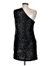 Generation Love 100% Polyester Solid Black Cocktail Dress Size M - photo 2