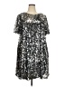 Xhilaration 100% Polyester Stars Silver Cocktail Dress Size 2X - photo 1