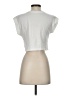 Micas Green White Short Sleeve Top Size S - photo 2