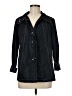 Christopher & Banks 100% Polyester Black Trenchcoat Size 8 - photo 1