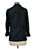 Christopher & Banks 100% Polyester Black Trenchcoat Size 8 - photo 2