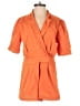 Day + Moon Solid Orange Romper Size S - photo 1