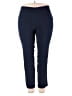 Ruby Rd. Solid Blue Active Pants Size 18 - photo 1