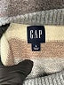 Gap Stripes Gray Turtleneck Sweater Size L - photo 7