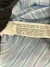 Zara Stripes Blue 3/4 Sleeve Button-Down Shirt Size 10 - photo 8