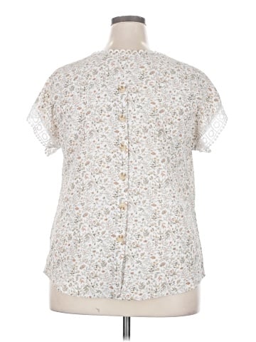 Flower & Feather Short Sleeve T-Shirt (view 2)