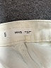 MNG 100% Cotton Ivory Jeans Size 0 - photo 4