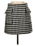 Mango Houndstooth Black Casual Skirt Size XS - photo 1