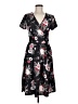 Ouges Floral Black Casual Dress Size M - photo 1