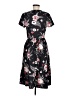 Ouges Floral Black Casual Dress Size M - photo 2
