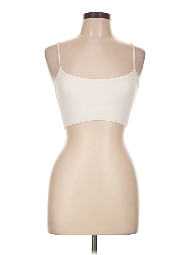 Pre-owned Splits 59 Tube Top Ivory Strapless Neckline Tops