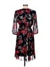 Kate and Lily 100% Polyester Print Black Cocktail Dress Size 8 - photo 2