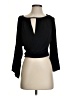Free People Black Long Sleeve Blouse Size S - photo 1