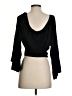 Free People Black Long Sleeve Blouse Size S - photo 2