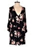 Blu Pepper 100% Rayon Floral Black Romper Size M - photo 1