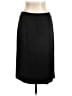 Talbots 100% Wool Solid Black Wool Skirt Size 12 - photo 1