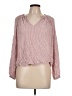 Old Navy Pink 3/4 Sleeve Blouse Size L - photo 1