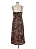 Endless Blu 100% Polyester Animal Print Brown Casual Dress Size M - photo 2