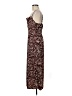 Endless Blu 100% Polyester Animal Print Brown Casual Dress Size M - photo 5