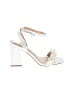 Lulus White Sandals Size 5 - photo 1