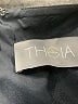 Theia 100% Polyester Floral Black Purple Cocktail Dress Size 4 - photo 6