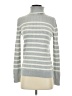 Talbots Stripes Gray Turtleneck Sweater Size S (petite) - photo 1