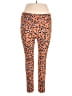 Fabletics Animal Print Orange Active Pants Size XL - photo 1