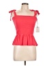 1.State Solid Pink Red Sleeveless Top Size M - photo 1